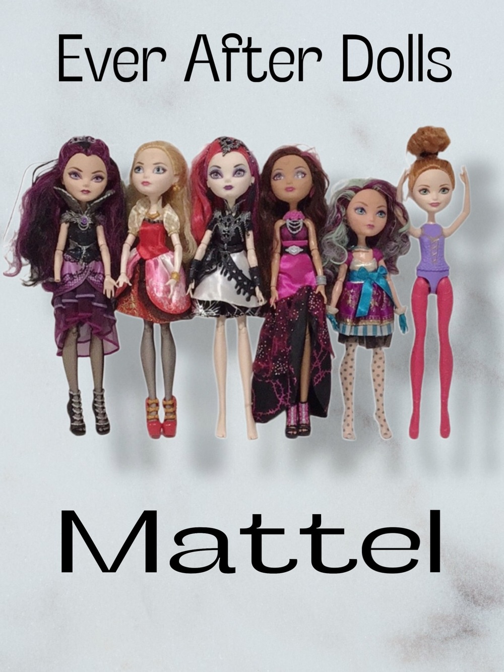 MATTEL Ever After High Fashion Dolls Set of 6